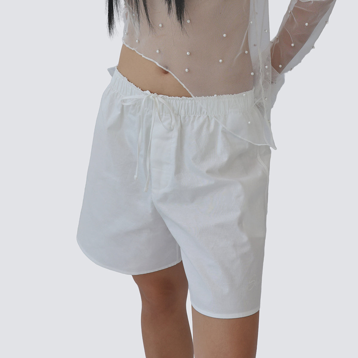 Simple White Pants