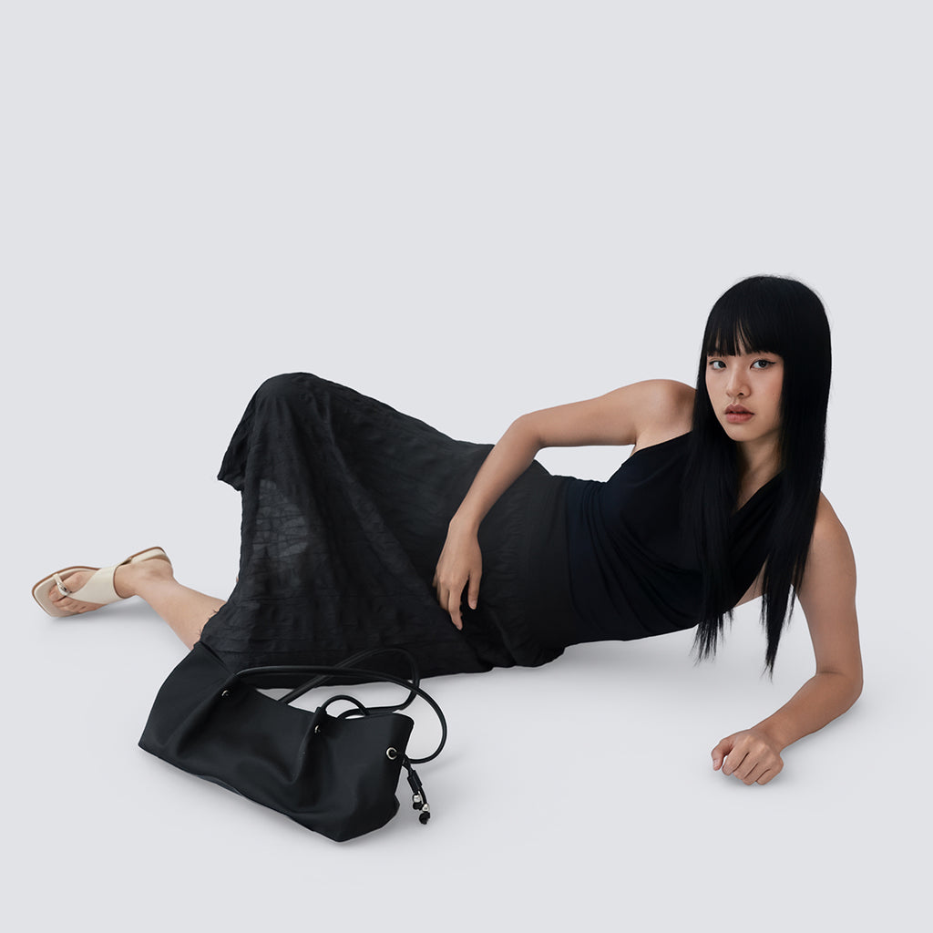 Pleated Midi Skirt