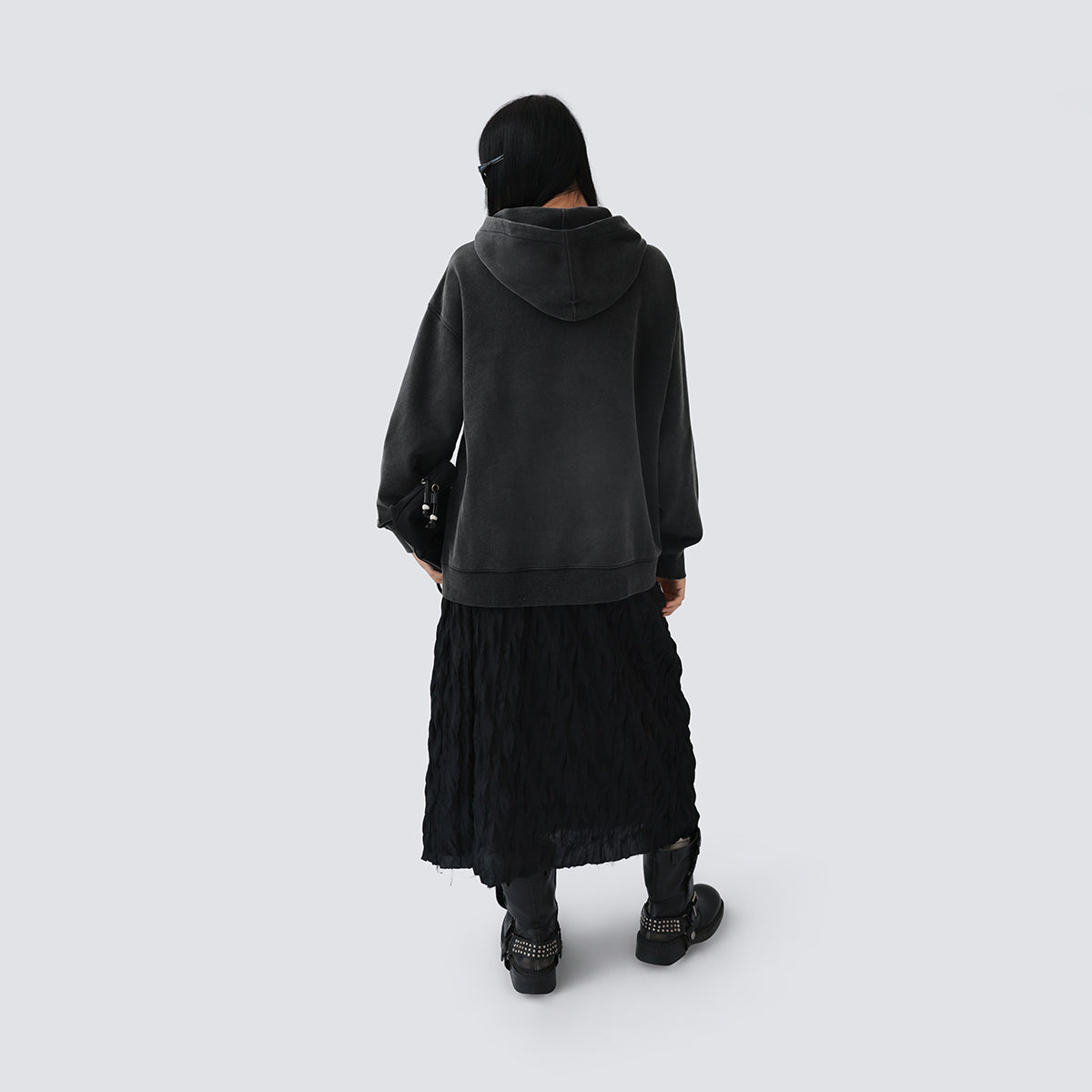 Pleated Midi Skirt