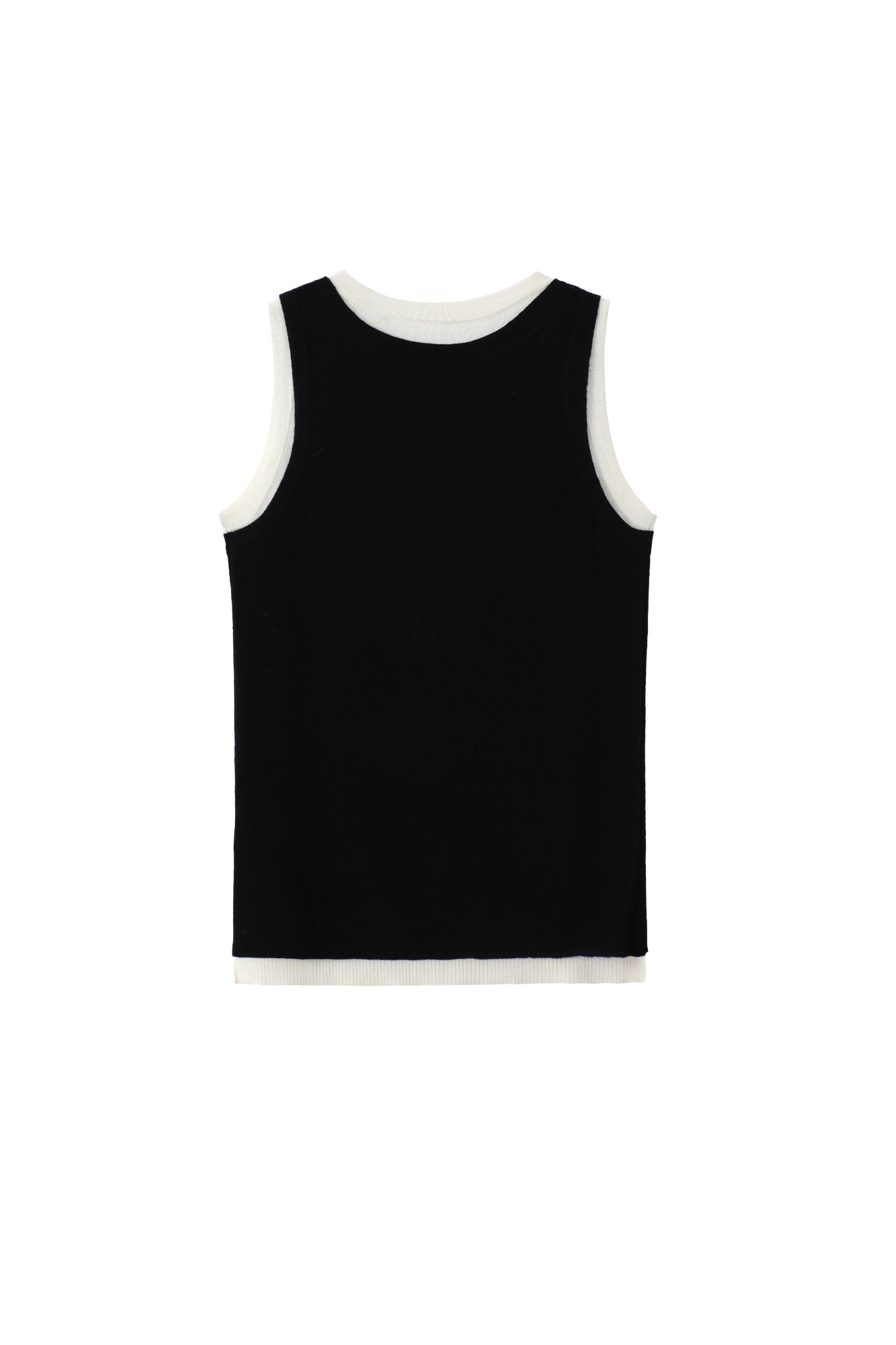 False Two Piece Slim Fit Woolen tank
