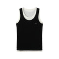 SISSIYAN False Two Piece Slim Fit Woolen Tank tops