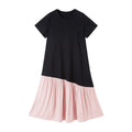 Colorblocked Fishtail Dress